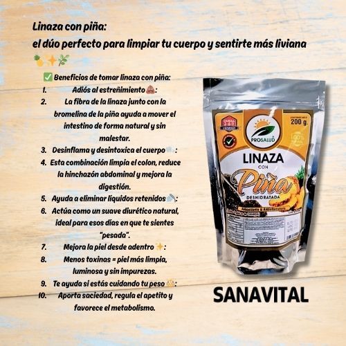 LINAZA CON PIÑA - Imagen 2